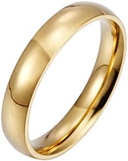 Napraforgó a Gyűrű Mérete 11 Divat Egyszerű Rozsdamentes Acél Női Egyszerű Pár Gyűrű Mérete 5 13