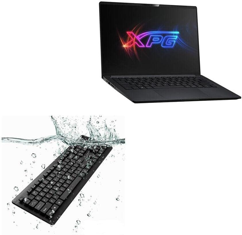 BoxWave Billentyűzet Kompatibilis XPG Premium Ultrabook Laptopja X (14) - AquaProof USB Billentyűzet,