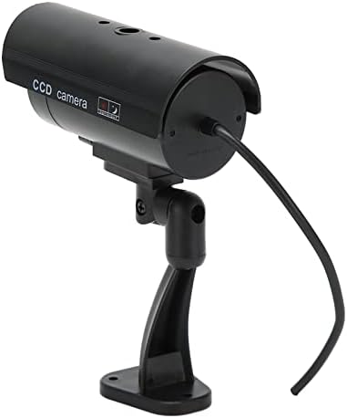 Kamu Kamera, hatóanyag nélküli Biztonsági Kamera Kamu CCTV Szimulált Térfigyelő Kamera Reális Piros Villogó