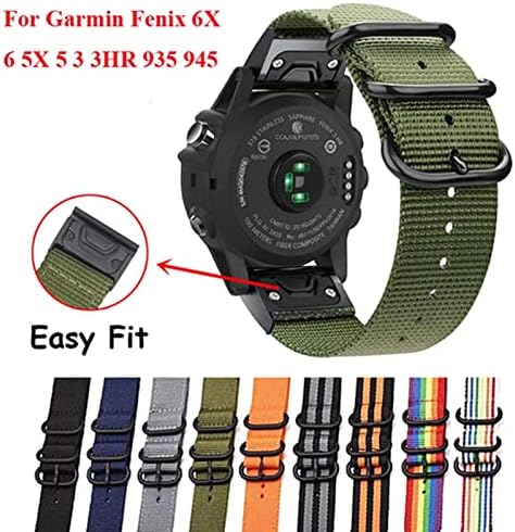 ILAZI 22 26mm Quick Fit Nylon Watchband Szíj, a Garmin Fenix 6X 6 Pro Smart Óra Easy Fit Band A Fenix