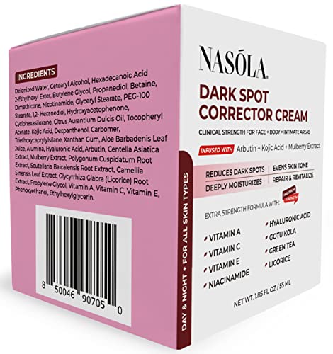 Nasola Dark Spot Corrector Lemosó, az Arc, a Test - Természetes Bőrápolás Hónalj, Könyök & Közlegény -