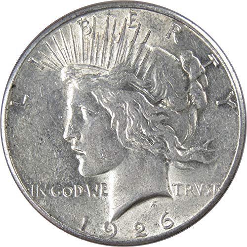 1926 S Béke Dollár XF EF Rendkívül Finom 90% Ezüst $1 amerikai Érme Gyűjthető