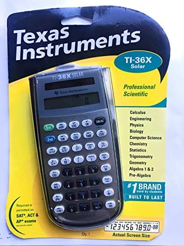 A Texas Instruments - Ti-36X Napenergia Tudományos Számológép 10 Számjegyű Lcd Termék Kategória: Irodai