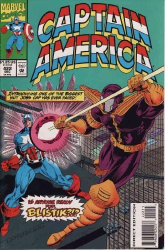 Amerika kapitány (1 Sorozat) 422 FN ; Marvel képregény | Mark Gruenwald