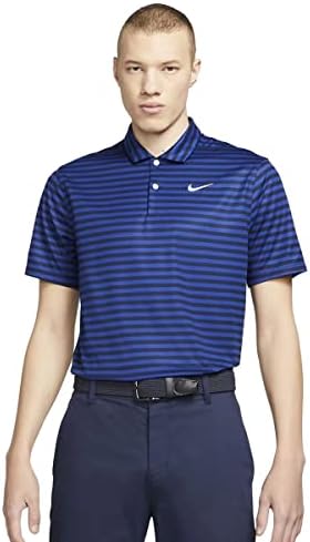 Nike Férfi Csíkos Dri-Fit Golf Polo
