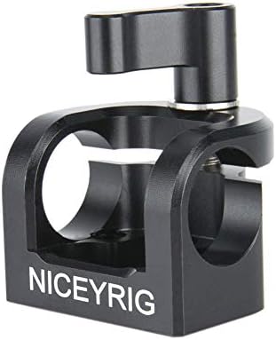 NICEYRIG 15 mm-es Rudat Fogó, Egyetlen Rúd tartó 15mm Vasúti Támogatási Rendszer, EVF-Hegy, LED, Mikrofon