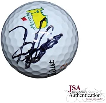 Hideki Matsuyama Aláírt Autogramot Augusta Mesterek Logó Golf Labda Ritka! Szövetség Coa - Dedikált Golf