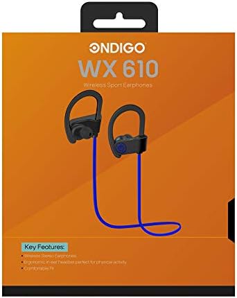 Ondigo WX610 Vezeték nélküli, Bluetooth-Fejhallgató Mikrofon | Vízálló, Sweatproof Sport Fülhallgató,