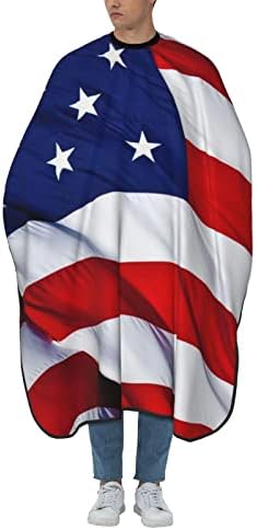 Amerikai Zászló Unisex Szalon, Haj Vágás Cape Ruhával Fodrász, Fodrászat Wrap Hajvágás Kötény Ruhával