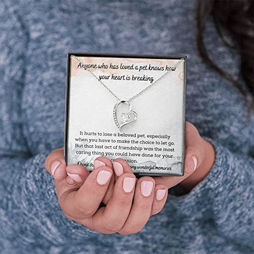 Üzenet Kártya Ékszer - Ajándék Nőknek, Kézzel készített Nyaklánc Pet Szimpátia Nyaklánc Ajándék: Kecses
