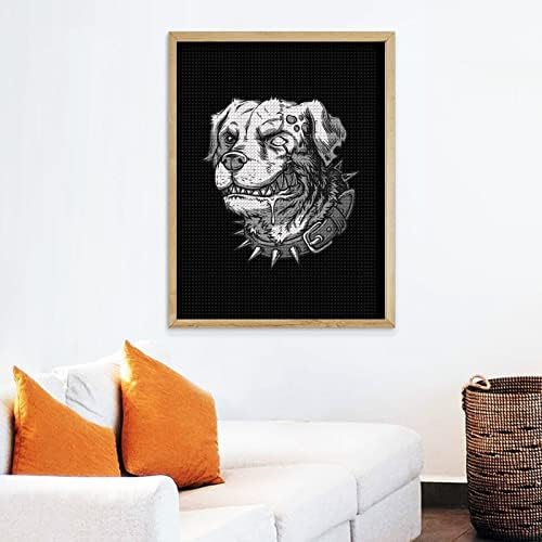 Őrült Bulldog Gyémánt Festmény Kit Art Képek DIY Teljes Gyakorlat Otthoni Kiegészítők Felnőttek Ajándék