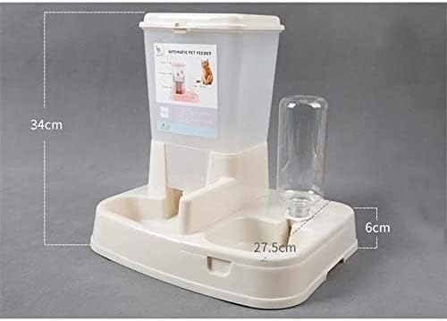 Haiqings Kutya Tál Kombinált Pet-Tál Víz Üveg Tál Kettős felhasználású Automatikus, Kényelmes, Nagy Kapacitás