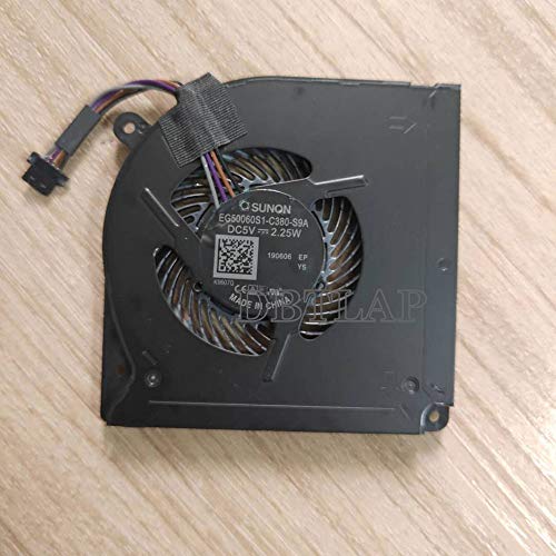 DBTLAP Laptop CPU Hűtő Ventilátor Kompatibilis a Schenker XMG NEO 15 EG50060S1-C380-S9A CPU THER7GK5C6-1411