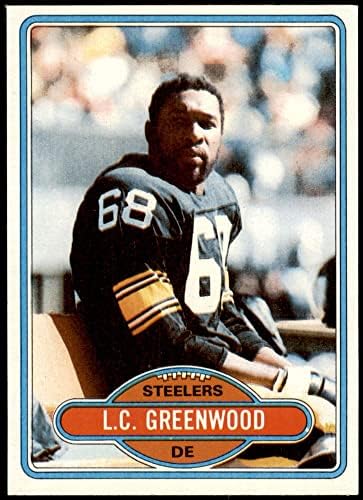 1980 Topps 375 L. C. Greenwood Pittsburgh Steelers (Foci Kártya) NM/MT Steelers Arkansas VAGYOK&N