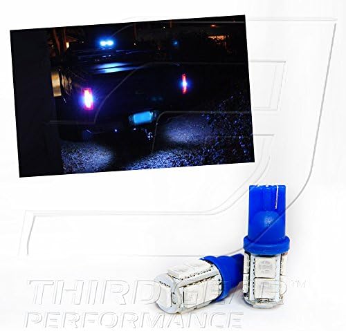 TGP T15 Kék 9 LED SMD 5050 Ék Fordított/Tartalék Izzók Pár 2000-2013 Kompatibilis Nissan Sentra