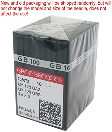 GROZ-BECKERT Tű CKPSMS Átlátszó Műanyag Doboz-100-AS Groz-Beckert UYX128GAS / UYX128GBS / TVX3 CoverStitch