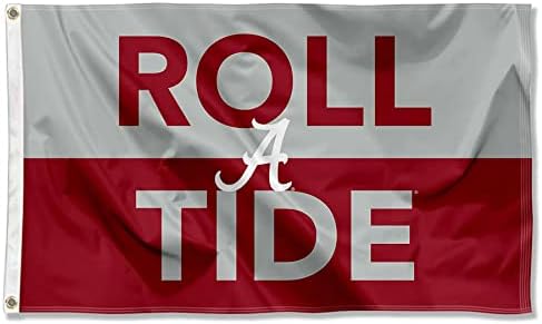 Alabama Crimson Tide Roll Tide Nagy Kültéri Zászló Zászló