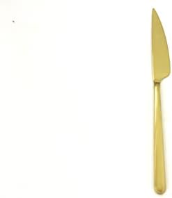 Mepra Linea Jég Oro AZC10811103 Táblázat Kés, [Csomag 48], 23.2 cm, Csiszolt Arany, Mosogatógép, Edények