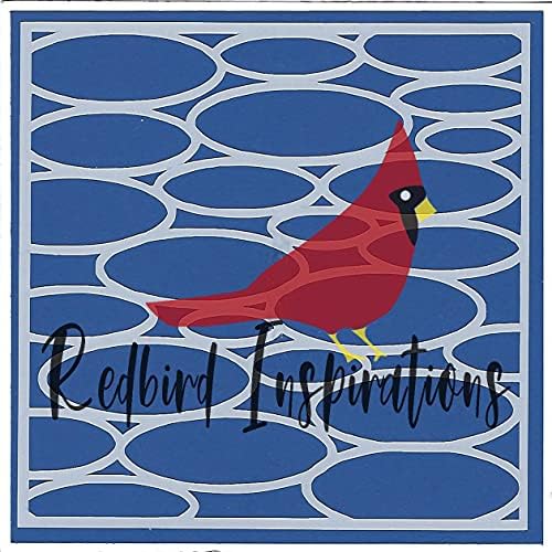 Redbird Inspirációk Eredeti Sablon, 6x6 Inch, Ovális