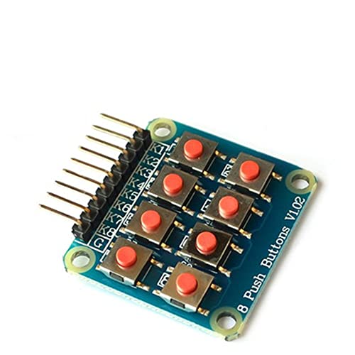 Mikro Kapcsoló, 2 x 4 Mátrix Billentyűzet mikrokontroller Független Kulcs Gomb 8 Bővített Billentyűzet
