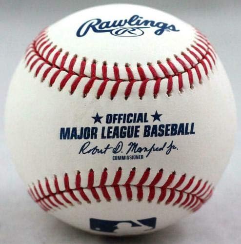 Rod Carew Dedikált Rawlings OML Baseball w/3 Insc - Beckett Auth - Dedikált Baseball
