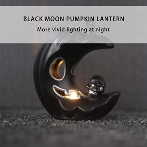 PRETYZOOM Led Dekorációs Fények 2db Halloween LED Pumpkin Dekoráció Lámpa Koponya Flameless gyertyafényes