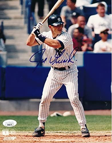 Joe Girardi New York Yankees Aláírt/Dedikált 8x10 Fotó SZÖVETSÉG 159918 - Dedikált MLB Fotók