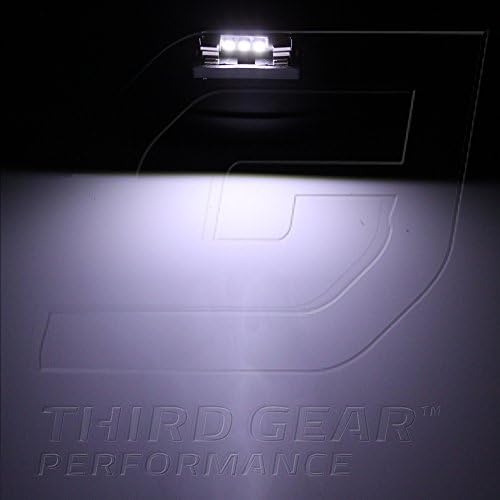 TGP 39mm Fehér 3 LED SMD 5050 Girland Rendszám Izzók Canbus Hiba Ingyenes 2005-2011 Kompatibilis BMW X3