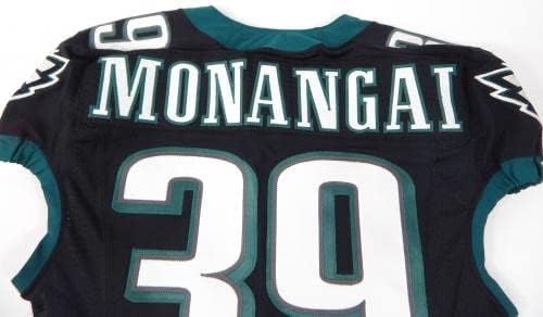2015 Philadelphia Eagles Kevin Monangai 39 Játék Kibocsátott Fekete Jersey 40 DP29120 - Aláíratlan NFL
