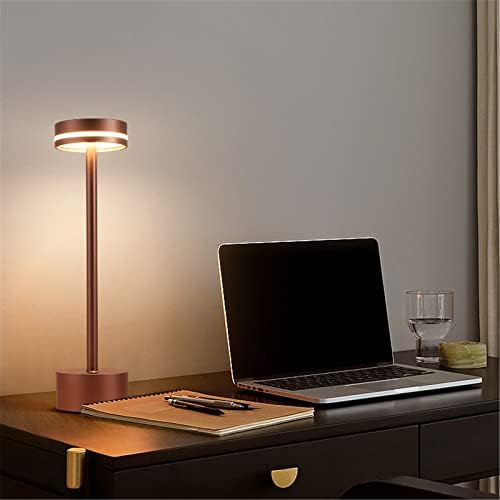 LJXiioo Újratölthető LED-es asztali Lámpa Vezeték nélküli asztali Lámpát, elemes USB Töltő Port 3 Szint