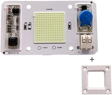Sofőr nélküli LED 50W COB Chip Izzók AC110V Integrált Smart Driver IC 395NM hideg Fehér Piros Zöld Kék