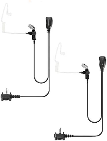 2 Csomag Egyetlen Vezetékes Fülhallgató a Megerősített Kábel Motorola Vertex Rádiók VX-210 VX-231 VX-261