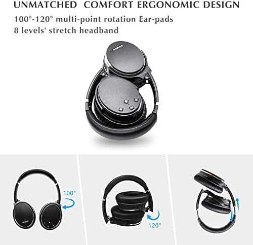 Srhythm NC35 zajszűrő Fejhallgató Igazi Át Fül Vezeték nélküli, Könnyű, Tartós, Összecsukható Bluetooth