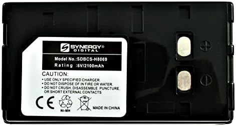Szinergia Digitális Videokamera Akkumulátor, Kompatibilis Minolta V8100 Videokamera, (Ni-MH, 6V, 2100mAh)