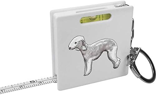 Azeeda 'Bedlington Terrier' Kulcstartó mérőszalag/Szellem Szinten Eszköz (KM00020631)