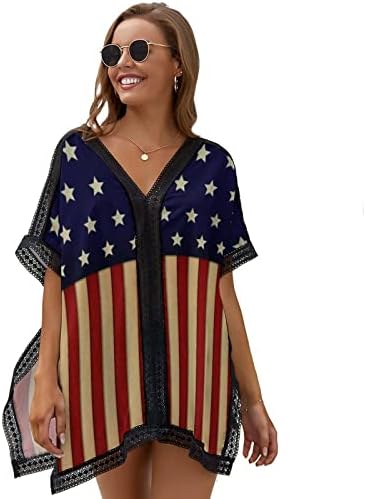 BAIKUTOUAN Amerikai Dicsőség Zászlaja a Nők Strandcuccot Bikini Fürdőruha Partra Úszni Fedezze Fel a Ruhát