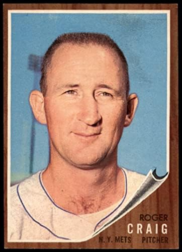 1962 Topps 183 NRM Roger Craig New York Mets (Baseball Kártya) (Normál Árnyalat) EX Mets
