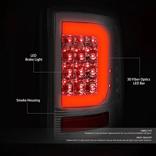 4db 3D LED Lencse Füstölt C-Stílusú fénysáv Hátsó Fék hátsó Lámpák, Lámpák, Quad Fényszórók Kompatibilis