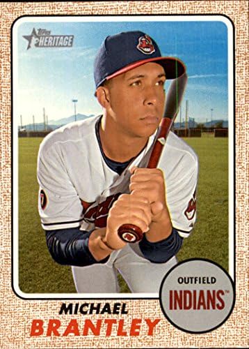2017 Topps Örökség 269 Michael Brantley Cleveland Indians Baseball Kártya