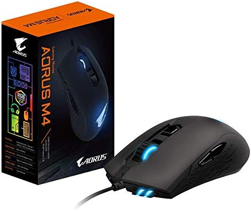 Gigabyte AORUS RGB 6400 DPI Optikai Érzékelő Programozható Megmentette a Fedélzeten Gaming Mouse GM-AORUS