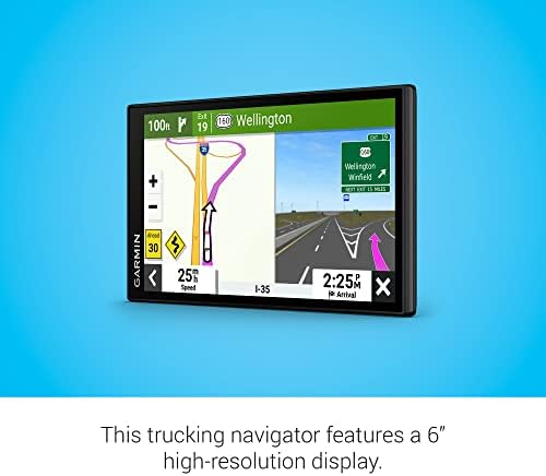 Garmin dēzl™ OTR610, Nagy, Könnyen Olvasható, 6-os GPS Truck Navigator, Egyéni Teherautó Routing, Nagy