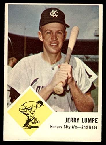 1963 Fleer 16 Jerry Lumpe Kansas City Atlétika (Baseball Kártya) VG/EX Atlétika