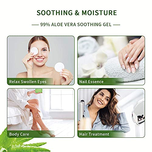 BURIBURI Aloe Vera Gél Csomag Rozmaring illóolaj Szerves Aromaterápiás Olajok bőrápolás arcápolás, testápolás