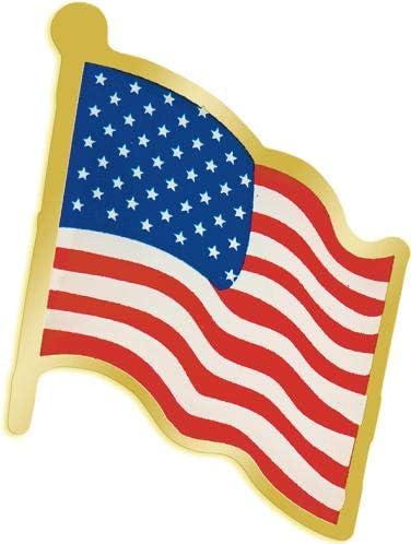 Korona, a Gold Amerikai Zászlót Kitűző - USA Zászló Hajtóka Csapok