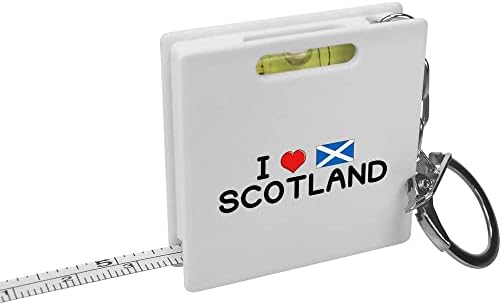 Azeeda 'Szeretem a Scotland' Kulcstartó mérőszalag/Szellem Szinten Eszköz (KM00027273)