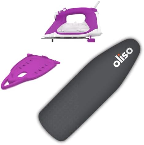 Oliso TG1600 Pro Plus 1800 Watt SmartIron Automatikus Lift (Orchidea) & Oliso Solemate Szilícium Vasaló