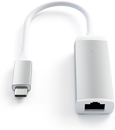 Satechi Alumínium C-Típusú Gigabit Ethernet-Adapter - Kompatibilis 2020/2019 MacBook Pro, 2020/2018 MacBook