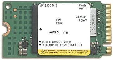 Mikron 1 tb-os SSD M. 2 2242 42mm NVMe PCIe 4.0 MTFDKCD1T0TFK 2450 Sorozat szilárdtestalapú Meghajtó a
