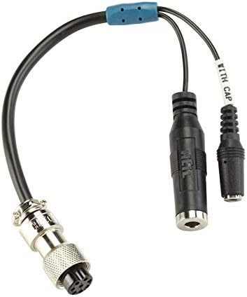 HeiL AD-1-én AD1I Eredeti Hang ICOM 8-Tűs Kerek Fülhallgató Boom-Mikrofon Adapter Kábel