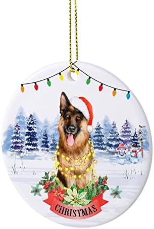 Karácsonyi Ajándék Dísztárgyak Boldog Karácsonyt Kutyája Kerámia Dísz Ideális Ajándék Díszek, Karácsonyfa